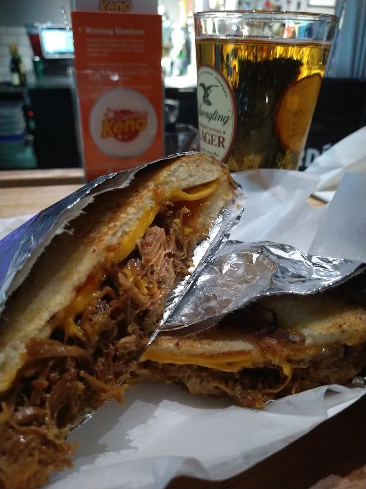 Pulled Pork Grilled Cheese